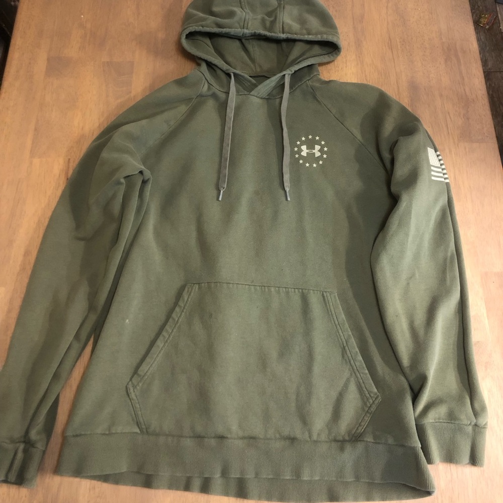 Under amour American flag hoodie